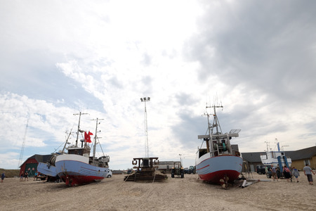 Fishing boats on the beach