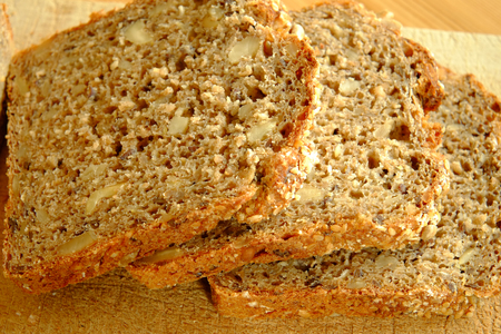 Sliced rye bread