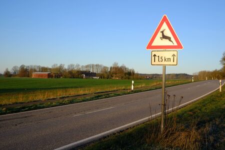 Traffic sign warns of game change