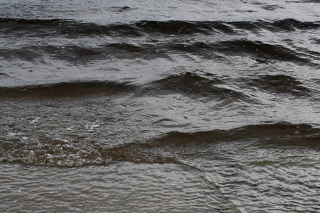 study of the textural details of tidal water