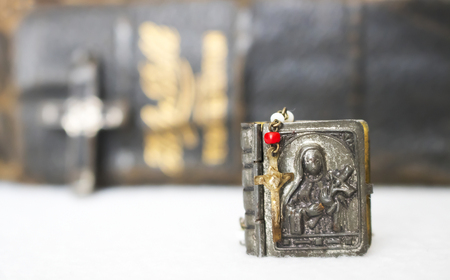 Antique Tiny Rosary with Crucifix
