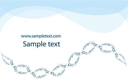 Abstract background as frame of water bulbs for your decorationのイラスト素材