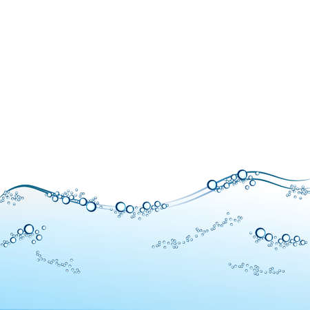 Abstract background with water bulbsのイラスト素材