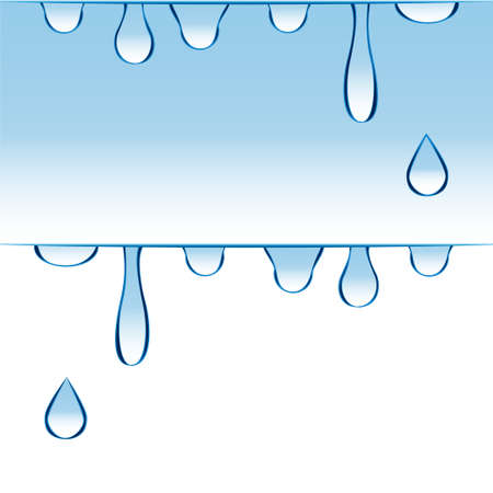 Abstract background with water bulbsのイラスト素材