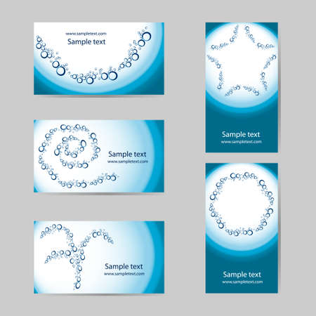 Abstract background with water bulbsのイラスト素材