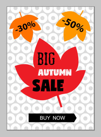 Bright eye catching sale website posters in flat design styleのイラスト素材