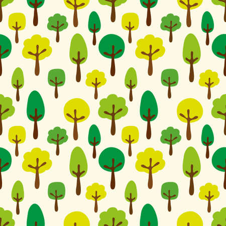 Cute vintage seamless nature background for your decorationのイラスト素材
