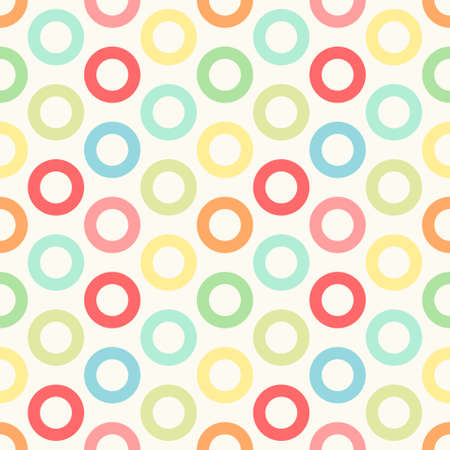 Primitive seamless retro pattern ideal for baby showerのイラスト素材
