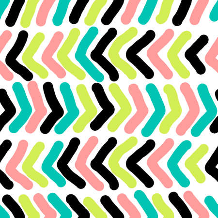 Hand drawn seamless repeating pattern with abstract shapes brush strokes for your decoration