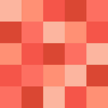 Trendy Living Coral 2019 Color Palette as abstract seamless backgroundのイラスト素材