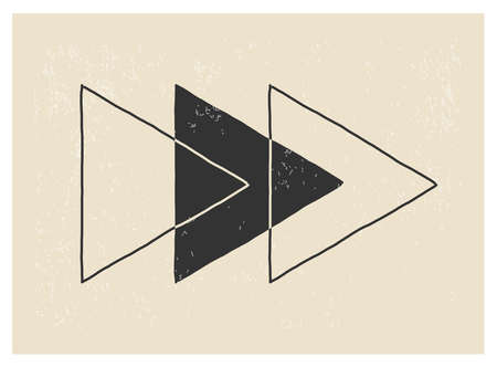 Trendy abstract creative minimalist artistic hand drawn compositionのイラスト素材