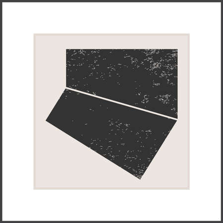 Trendy abstract creative minimalist poster artistic compositionのイラスト素材