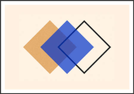 Trendy abstract creative minimalist artistic geometric compositionのイラスト素材