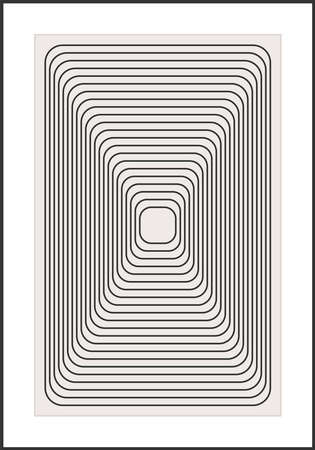 Trendy abstract aesthetic creative minimalist artistic geometric compositionのイラスト素材