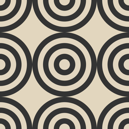 Trendy minimalist seamless pattern with abstract creative geometric compositionのイラスト素材