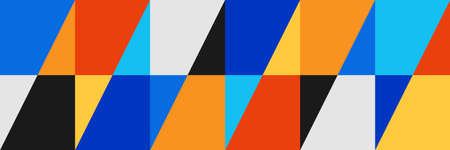 Minimal geometric design banner background, vector templateのイラスト素材