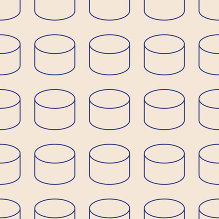 Trendy minimalist seamless pattern with abstract creative geometric compositionのイラスト素材