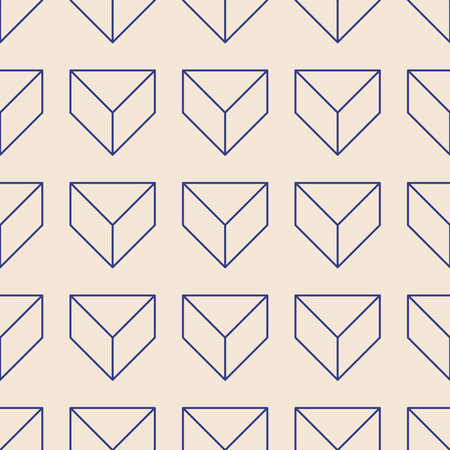 Trendy minimalist seamless pattern with abstract creative geometric compositionのイラスト素材