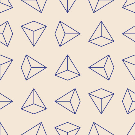 Trendy minimalist seamless pattern with abstract creative geometric compositionのイラスト素材