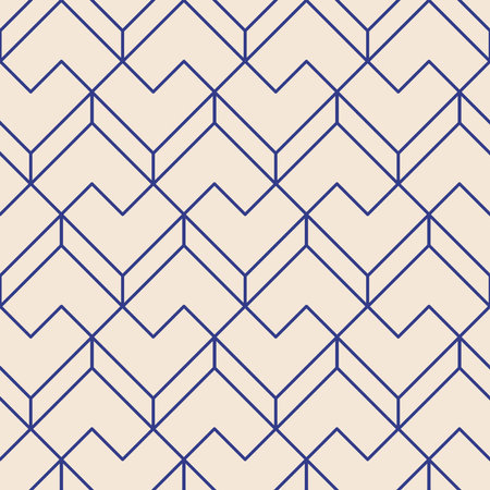 Trendy minimalist seamless pattern with abstract creative geometric compositionのイラスト素材