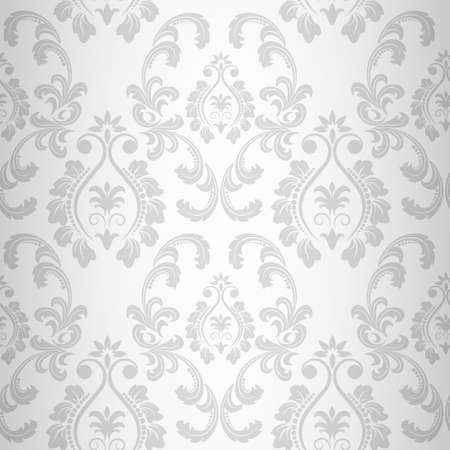 Floral damask seamless pattern, backgroundのイラスト素材