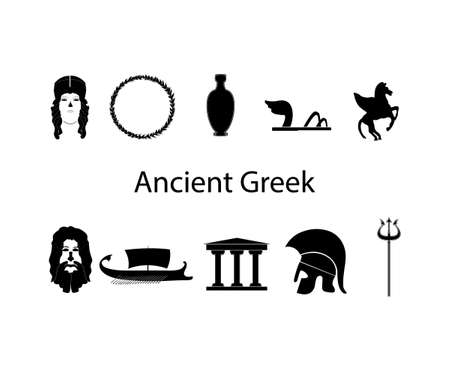 Ancient Greek Iconsのイラスト素材
