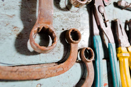 old workshop tools panel