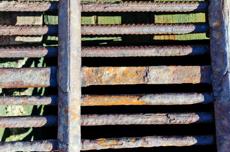 rusty sewer background
