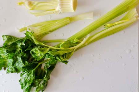 celery preparation for salad