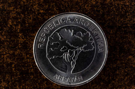 new coin of fiveの写真素材