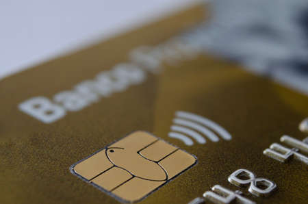 Credit card with chip and approximation