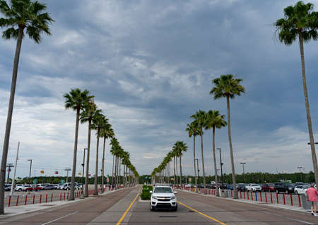 Orlando, Florida, USA, May 11, 2021: Disney Hollywood Studios, people enjoying Disney hollywood studiosのeditorial素材