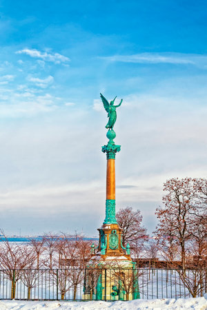 Monumental column in Copenhagen, Denmarkのeditorial素材