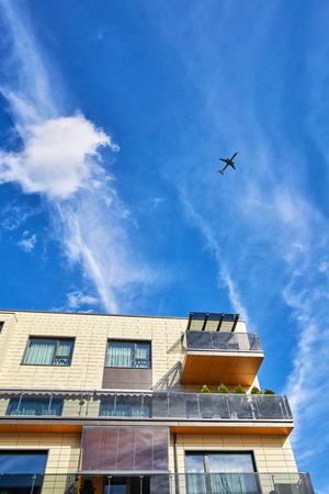 Modern apartment residential buildingの写真素材