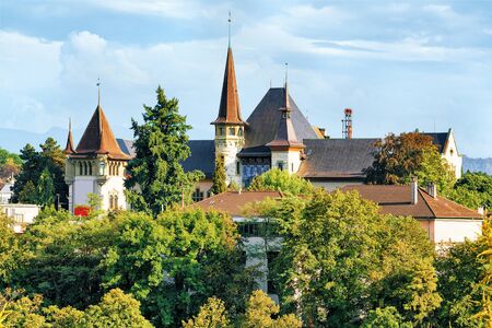 Historical Museum in Bern, Switzerland. Seen from Bundesterrasse