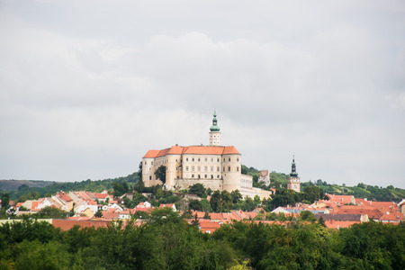 Mikulov Castle in South Moravia, Czech Republic.のeditorial素材