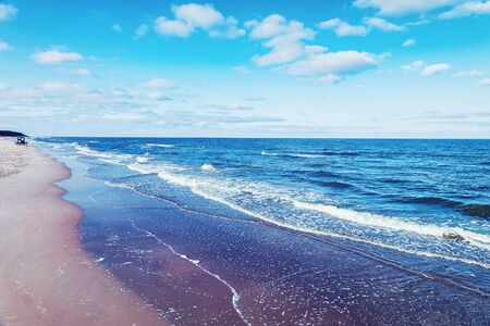 Baltic Sea and the beach at Palanga resort, Lithuania