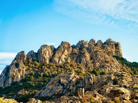 Mountains at Sardinia, in Italy