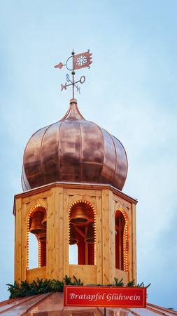 Christmas Market at Charlottenburg Palace, Winter Berlin, Germany. Advent Fair Decoration and Stalls with Crafts Items on the Bazaar.のeditorial素材