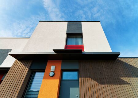 Modern home and house residential building complex real estate