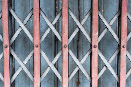 Vintage Metal Folding Doorの写真素材