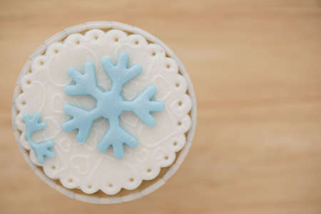 Winter Cup Cakeの写真素材