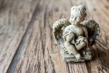 angel sculptureの写真素材