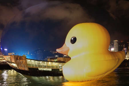 Rubber Duck in Hong Kong のeditorial素材