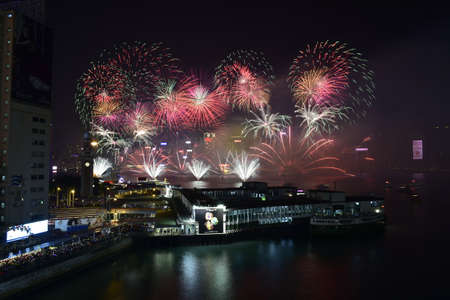 Fireworks 2015 New Year Eve のeditorial素材