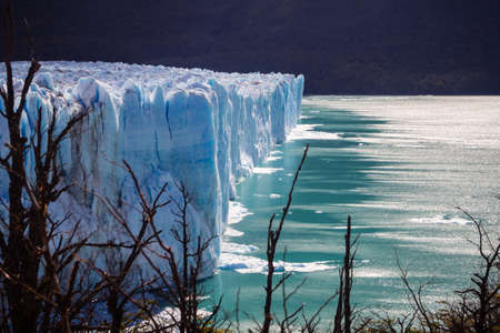 Perito Moreno glacier in argentinian Patagonia, in tha Argentino lake. Glaciers National Parkの写真素材