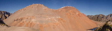 the top of Chaiten volcano in patagonia, Chile. Carretera Austral