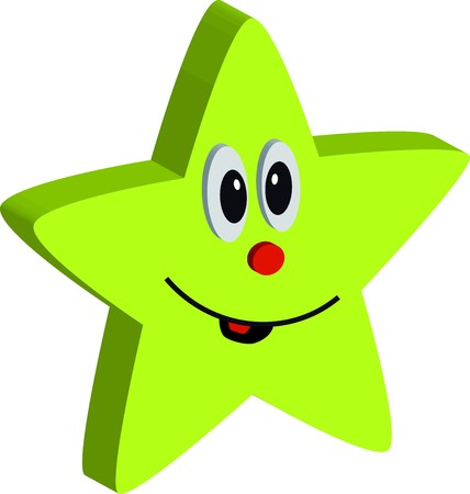  a happy starの写真素材