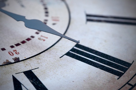 detail of an old clock, concept of timeの写真素材