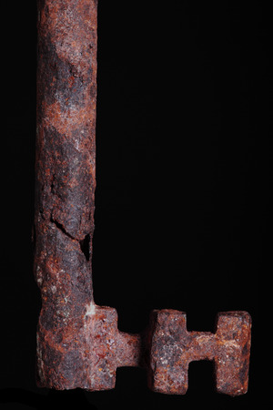 detail od a 18th century antique keyの写真素材